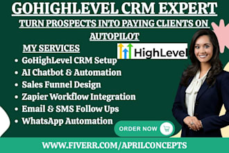 build gohighlevel zapier ai agent automation workflow ghl sales funnel CRM