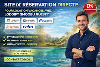 site de réservation directe pour location vacances avec lodgify smoobu guesty