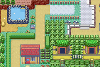 create pokemon style tilesets, tiles, and tile maps for fan games, and rom hack
