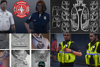 create custom fivem tattoo mc kuttes eup chain clothing