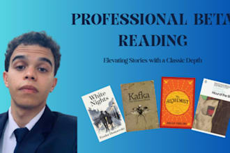 beta read your book with a classic and critical eye
