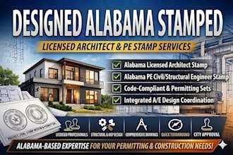 licensed architect civil engineering drawing alabama licensed architect pe stamp
