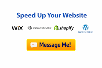 speed up your squarespace wix website speed optimization and SEO