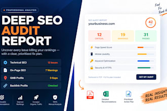 do a complete SEO audit and gmb audit with actionable fix