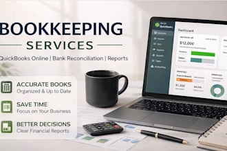 do clean up and catch up your quickbooks online bookkeeping