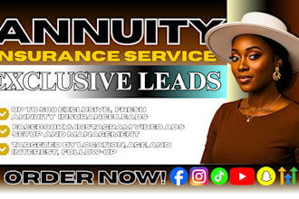 700 exclusive USA annuity leads, annuity insurance marketing leads, facebook ads