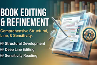 do structural editing, heavy line editing and sensitivity reading for you