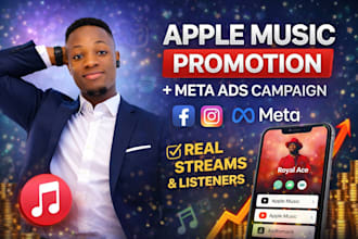 boost apple music streams and listeners via professional apple music promotion