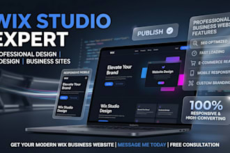 build wix website design wix studio website redesign wix business dynamic page
