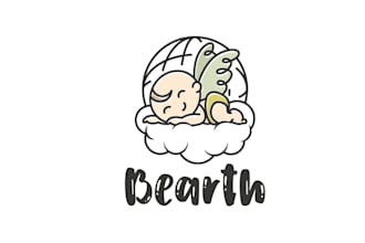 design kids bearth baby brand logo for you