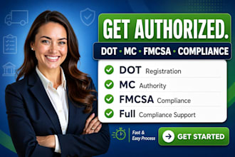 do dot, mc authority, fmcsa setup, truck registration and carrier compliance
