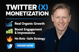 grow and monetize your twitter x account with organic engagement and creator