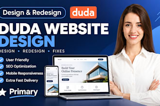 do duda website design, duda website redesign, duda landing page