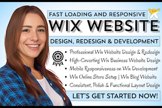 build wix website design wix website redesign wix studio wix website development