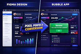 convert your figma design to a fully functional bubble saas, app, and bubble mvp