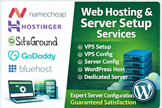 setup vps namecheap, hostinger, godaddy, bluehost, siteground, dreamhost