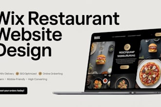 wix website design wix restaurant website redesign wix food website