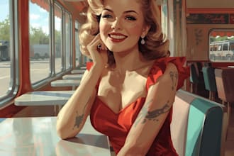 do a pin up girl and pin up girl