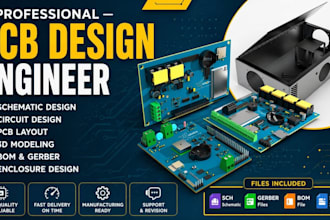 design 3d cad model pcb design esp32 enclosure design for easyeda 3d printing