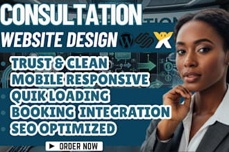 consultation website business website consultant website booking site wordpress