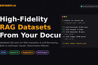 generate high quality QA evaluation dataset for your rag system