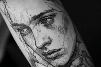 create a personalized tattoo sketch for you