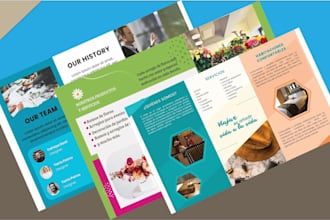 do creative trifold bifold brochure and flyer