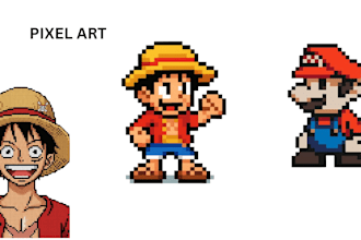 create amazing custom pixel art for games and projects