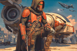 design your sci fi and star wars character