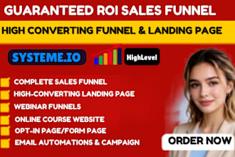 design systeme io sales funnel, funnelish, and landing page that converts