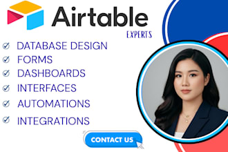 design, automate and optimize your airtable database and workflows