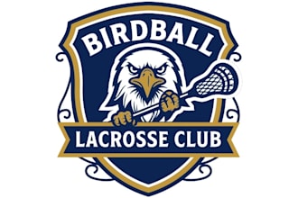 design luxury lacrosse logo with free unlimited revisions