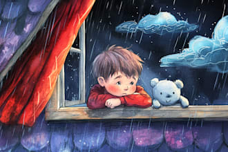 illustrate children story book illustration and children story book illustration