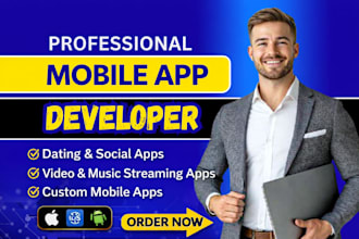 build flutter mobile app, flutter android or ios app development, firebase auth
