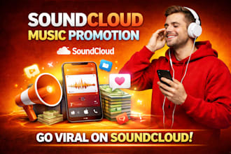 do professional soundcloud promotion for music track