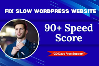fix core web vitals and do wordpress speed optimization