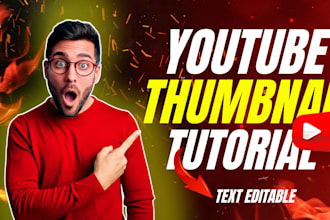 design viral and catchy youtube thumbnails