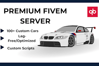 develop a premium fivem server with optimized qbcore