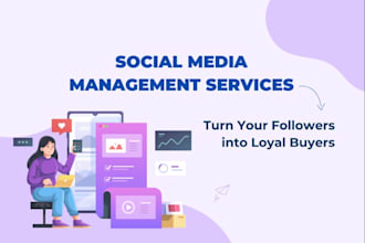 be your social media manager social media marketing manager