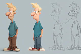 design a cartoon character