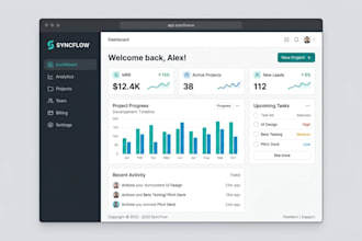 design sophisticated UI UX  for startups