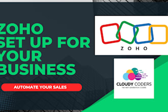set up and integrate zoho CRM for you