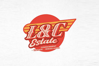 design vintage mobile business logo