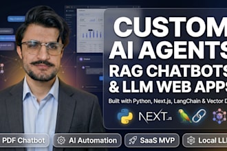 build custom ai agents, rag chatbots and llm apps