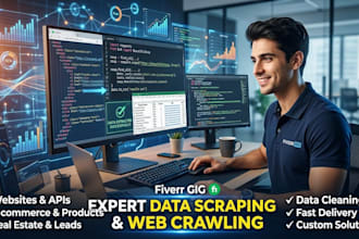 do web scraping, data mining, and data extraction from any website