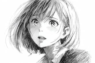 sketch you anime sketch art