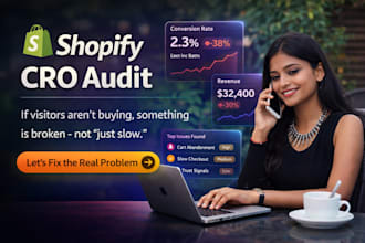 do shopify cro audit and improve homepage product pages