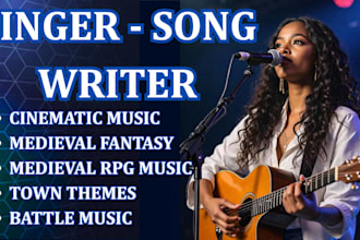 make medieval epic fantasy music for your games ,films or dnd campaigns