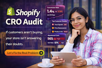 do shopify cro audit and optimize homepage product pages
