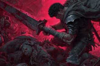 create high quality bespoke dark berserk art